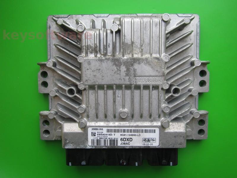 ECU Ford S-Max 1.8TDCI 6G91-12A650-LD 5WS40419D-T SID206