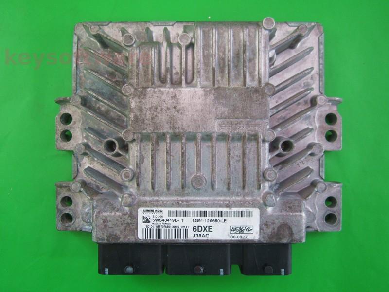 ECU Ford Galaxy 1.8TDCI 6G91-12A650-LE 5WS40419E-T SID206 {