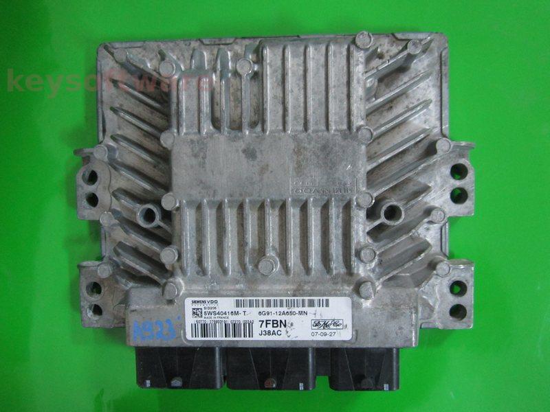 ECU Ford S-Max 2.0TDCI 6G91-12A650-MN 5WS40416M-T SID206