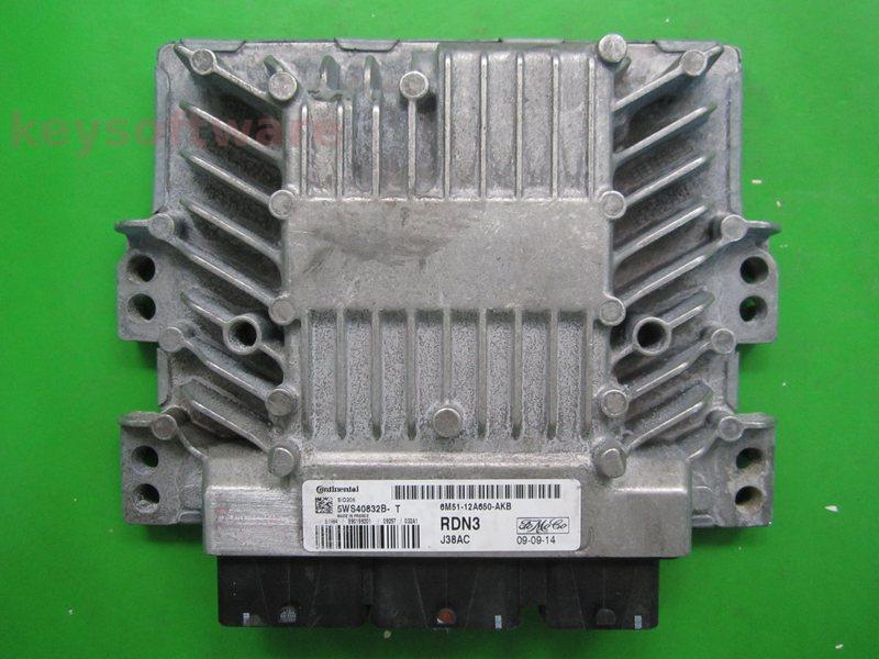 ECU Ford Focus 2.0TDCI 6M51-12A650-AKB 5WS40832B-T SID206