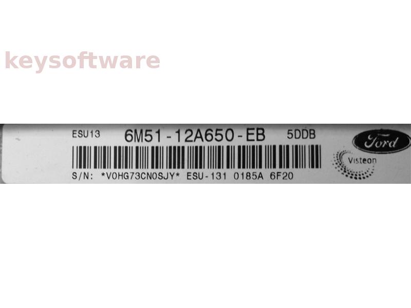 ECU Ford Focus 1.8 6M51-12A650-EB 5DDB ESU-131