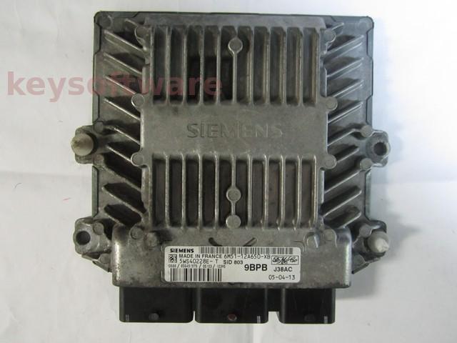 ECU Ford Focus 2.0TDCI 6M51-12A650-XB 5WS40228E-T SID803 {