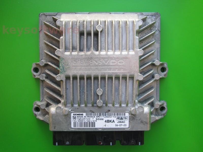 ECU Ford Focus 1.8TDCI 6M51-12A650-YA 5WS40512A-T SID202 }