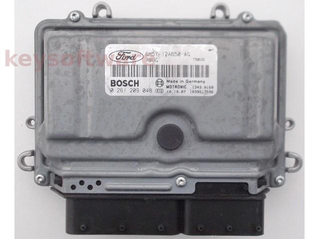 ECU Ford Kuga 2.5 6M5Y-12A650-AG 0261209048 ME9.0 {