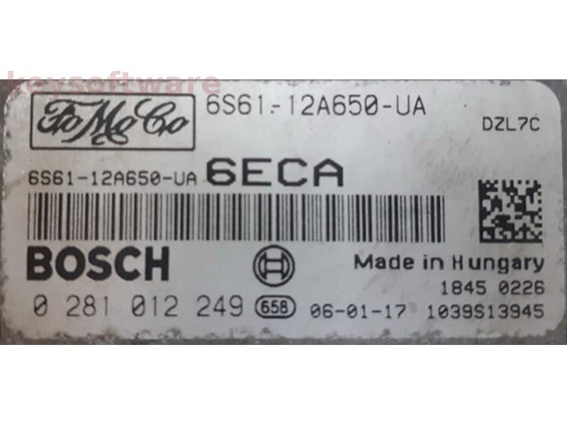 ECU Ford Fusion 1.6TDCI 6S61-12A650-UA 0281012249 EDC16C34 {