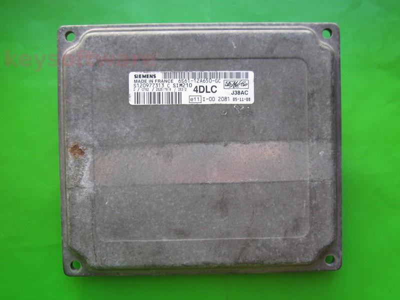 ECU Ford Fiesta 1.4 6S61-12A650-GC S120977313C SIM210