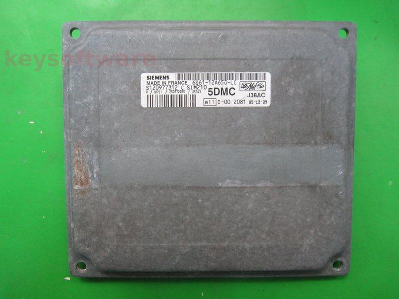ECU Ford Fiesta 1.4 6S61-12A650-LC S120977312C SIM210