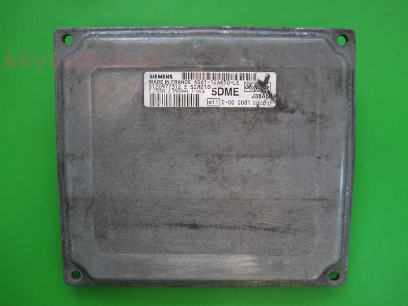 ECU Ford Fiesta 1.4 6S61-12A650-LE S120977312E SIM210