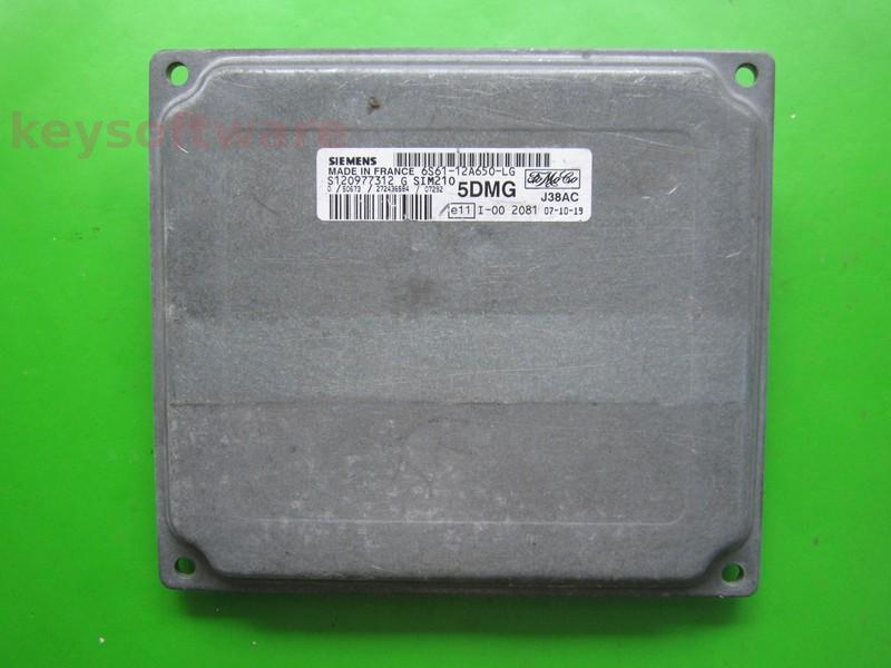 ECU Ford Fusion 1.6 6S61-12A650-LG S120977312G SIM210
