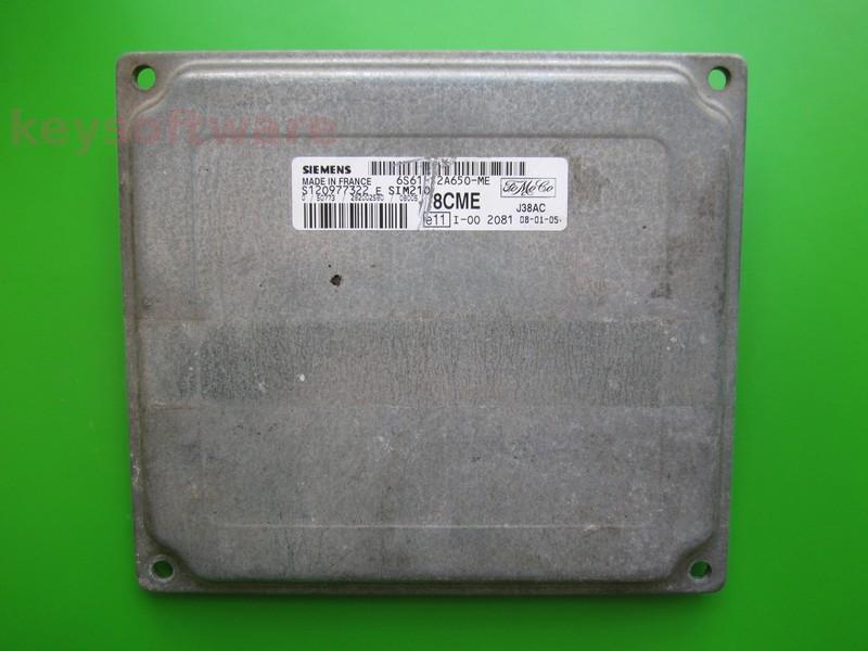 ECU Ford Fiesta 1.4 6S61-12A650-ME S120977322E SIM210