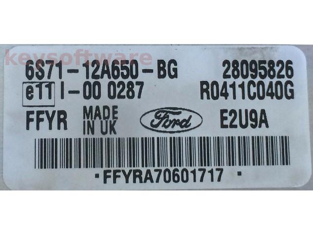 ECU Ford Mondeo 2.0TDCI 6S71-12A650-BG R0411C040G E2U9A {