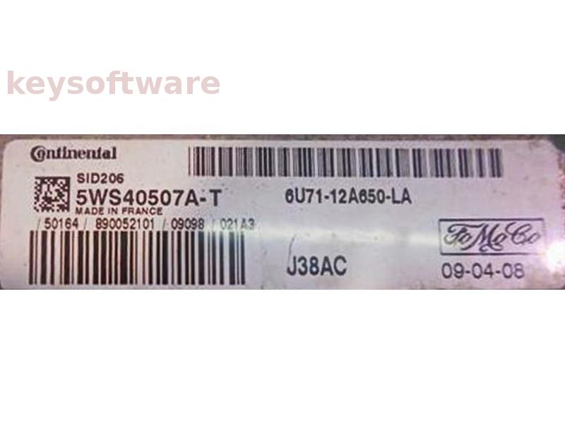 ECU Ford Galaxy 1.8TDCI 6U71-12A650-LA 5WS40507A-T SID206 {