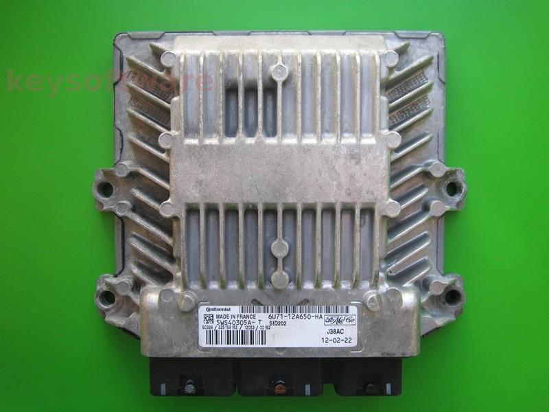 ECU Ford Focus 1.8TDCI 6U71-12A650-HA 5WS40305A-T SID202 {