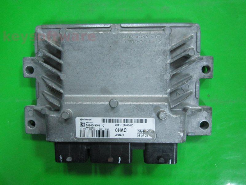 ECU Ford Fiesta 1.6 8V21-12A650-HC S180049001C EMS2103