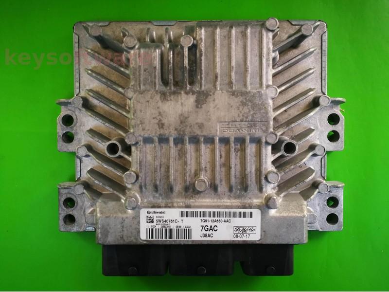 ECU Ford Galaxy 2.0D 7G91-12A650-AAC 5WS40761C-T SID206 +