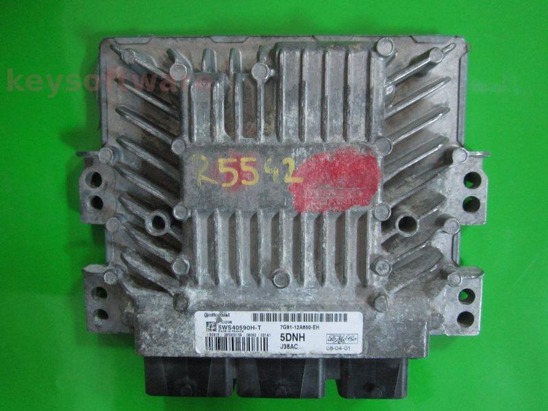 ECU Ford Mondeo 1.8TDCI 7G91-12A650-EH 5WS40590H-T SID206