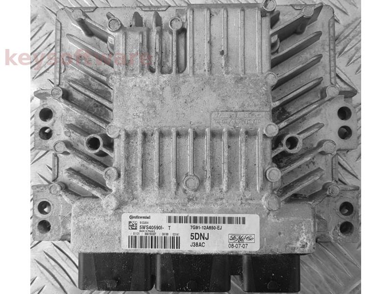 ECU Ford Mondeo 1.8TDCI 7G91-12A650-EJ 5WS40590I-T SID206 {