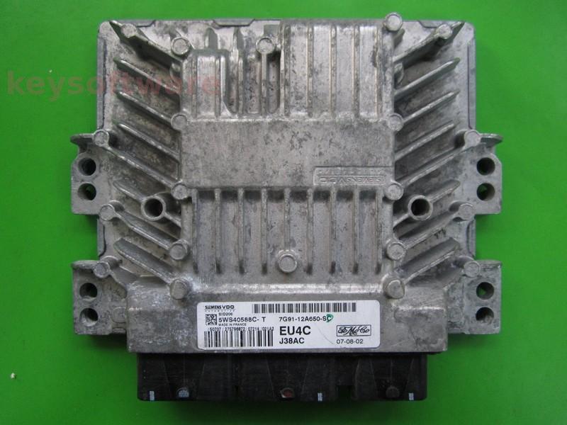 ECU Ford Mondeo 2.0TDCI 7G91-12A650-SC 5WS40588C-T SID206