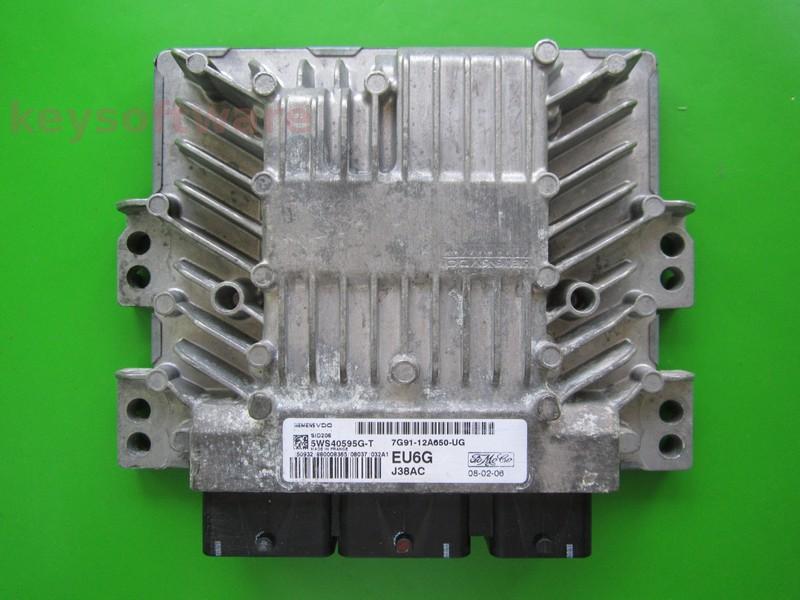 ECU Ford Mondeo 2.0TDCI 7G91-12A650-UG 5WS40595G-T SID206