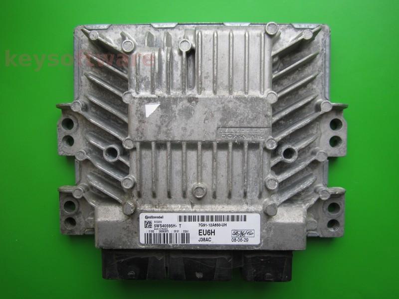 ECU Ford Mondeo 2.0TDCI 7G91-12A650-UH 5WS40595H-T SID206 }