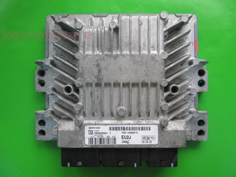 ECU Ford Mondeo 1.8TDCI 7G91-12A650-YJ 5WS40592J-T SID206