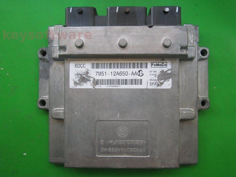 ECU Ford Focus 1.8 7M51-12A650-AAC 6DCC ESU-411