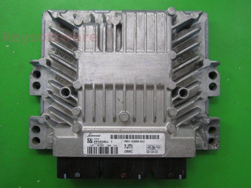 ECU Ford Focus 1.8TDCI 7M51-12A650-AUJ 5WS40528J-T SID206