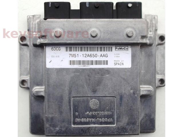 ECU Ford Focus 1.6 7M51-12A650-AAG 6DCG ESU-418 {