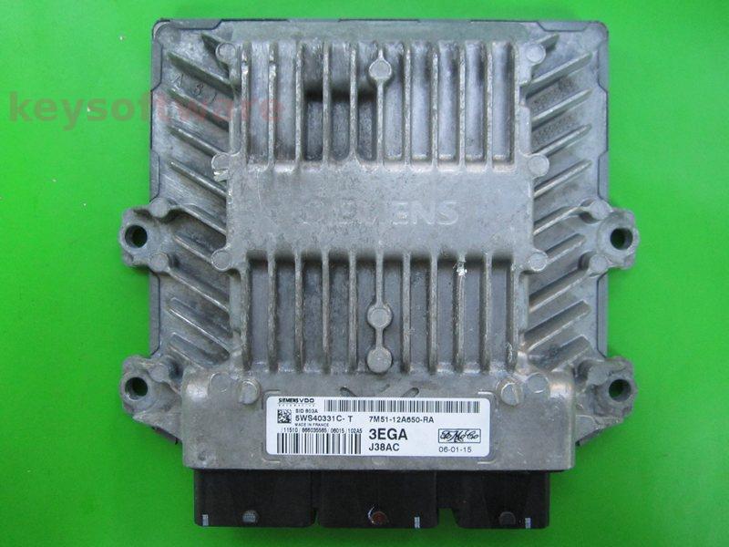 ECU Ford Focus 2.0TDCI 7M51-12A650-RA 5WS40331C-T SID803A }
