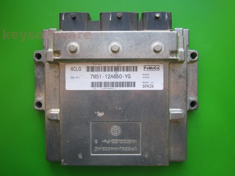 ECU Ford Focus 2.0 7M51-12A650-YG 4CLG ESU-411