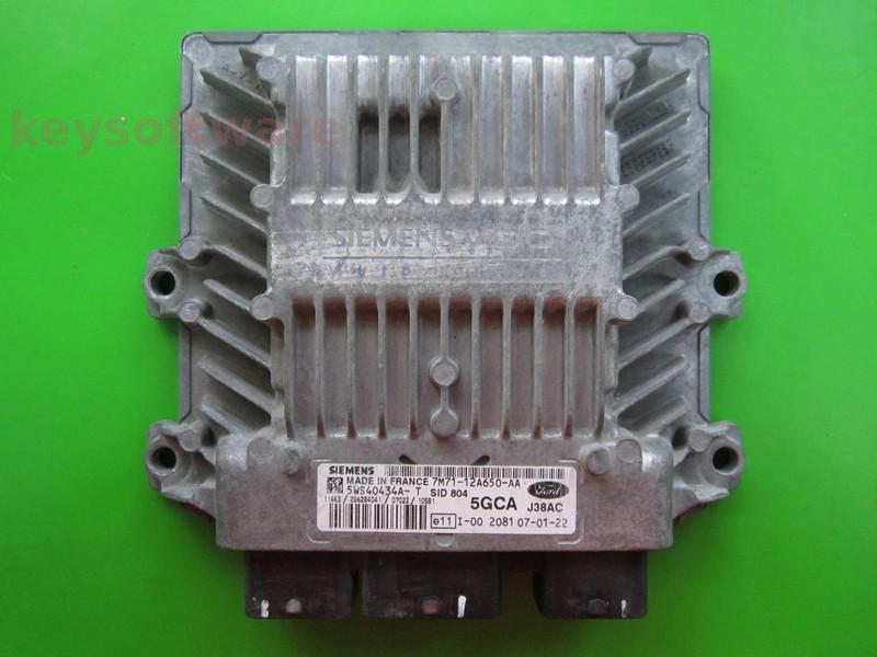 ECU Ford Fusion 1.4TDCI 7M71-12A650-AA 5WS40434A-T SID804 {+