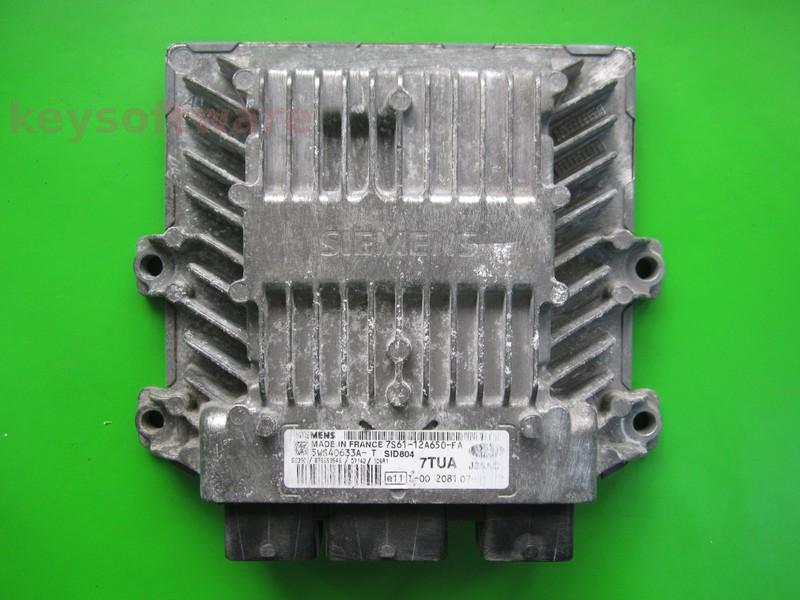 ECU Ford Fusion 1.4TDCI 7S61-12A650-FA 5WS40633A-T SID804+