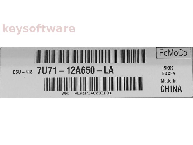 ECU Ford C-Max 1.8 7U71-12A650-LA EDCFA ESU-418