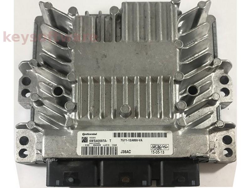 ECU Ford Kuga 2.0TDCI 7U71-12A650-VA 5WS40597A-T SID206 {