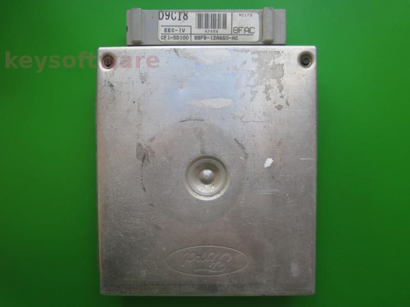 ECU Ford Fiesta 1.4 88FB-12A650-AC 8FAC CFI-SD100