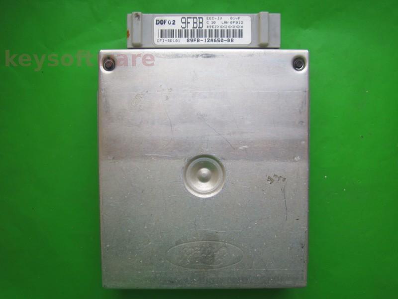 ECU Ford Fiesta 1.1 89FB-12A650-BB 9FBB CFI-SD101
