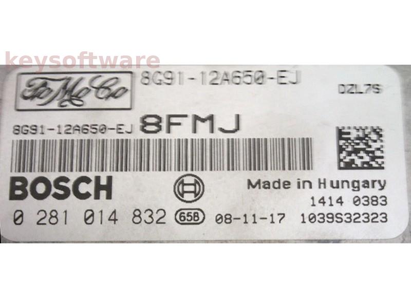 ECU Ford Mondeo 2.2TDCI 8G91-12A650-EJ 0281014832 EDC16CP39 {