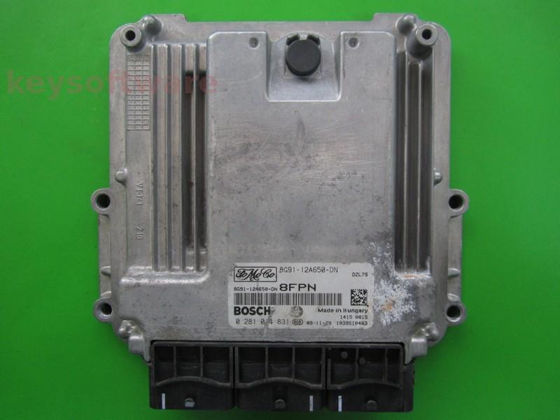 ECU Ford Mondeo 2.2TDCI 8G91-12A650-DN 0281014831 EDC16CP39 {