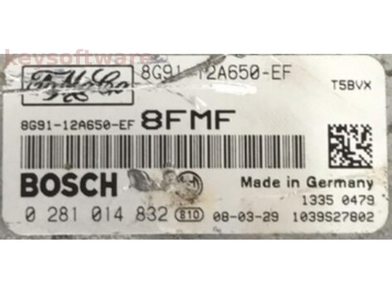 ECU Ford Mondeo 2.2TDCI 8G91-12A650-EF 0281014832 EDC16CP39 {
