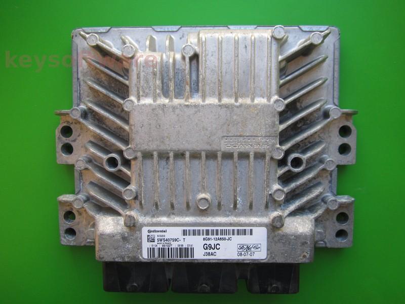 ECU Ford Mondeo 1.8TDCI 8G91-12A650-JC 5WS40759C-T SID206 {