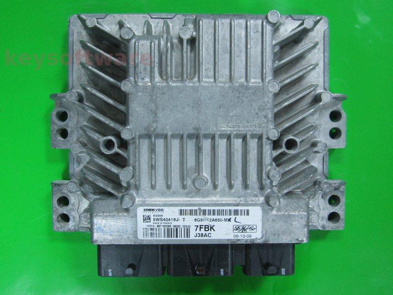 ECU Ford Mondeo 2.0TDCI 8G91-12A650-EL 0281014832 EDC16CP39 {