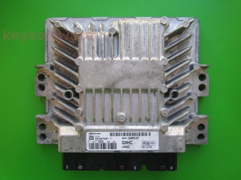 ECU Ford Galaxy 2.0TDCI 8G91-12A650-HC 5WS40758C-T SID206 }