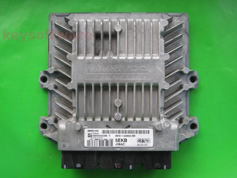 ECU Ford Focus 2.0TDCI 8M51-12A650-BB 5WS40333B-T SID803A
