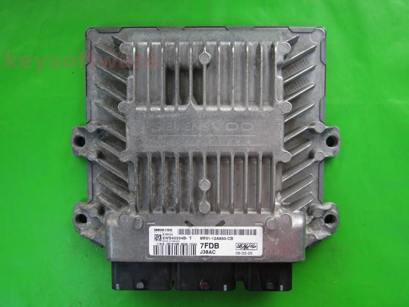 ECU Ford Focus 2.0TDCI 8M51-12A650-CB 5WS40334B-T SID803A {
