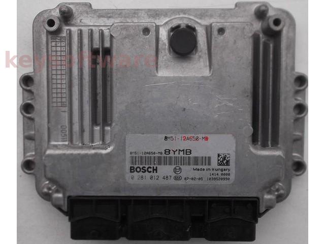 ECU Ford Focus 1.6TDCI 8M51-12A650-MB 0281012487 EDC16C34 {+
