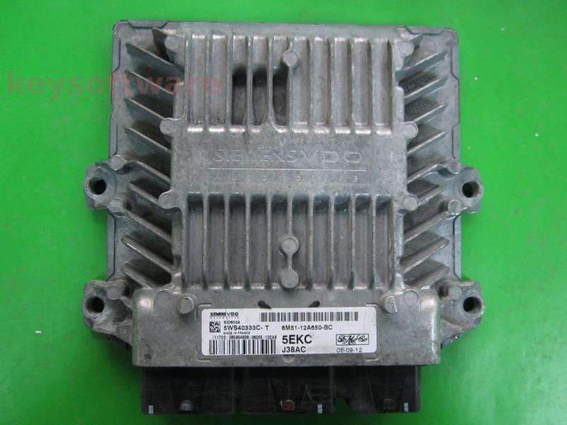 ECU Ford Focus 2.0TDCI 8M51-12A650-BC 5WS40333C-T SID803A }