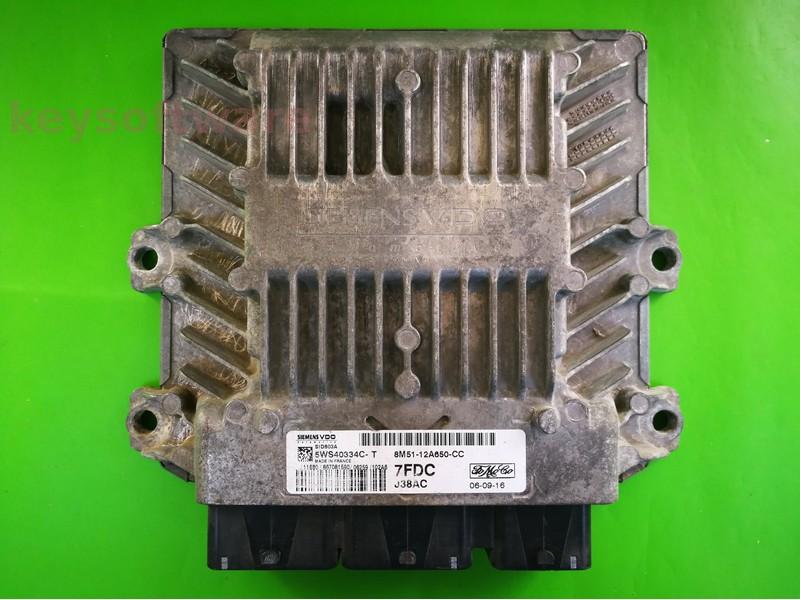 ECU Ford Focus 2.0TDCI 8M51-12A650-CC 5WS40334C-T SID803A }