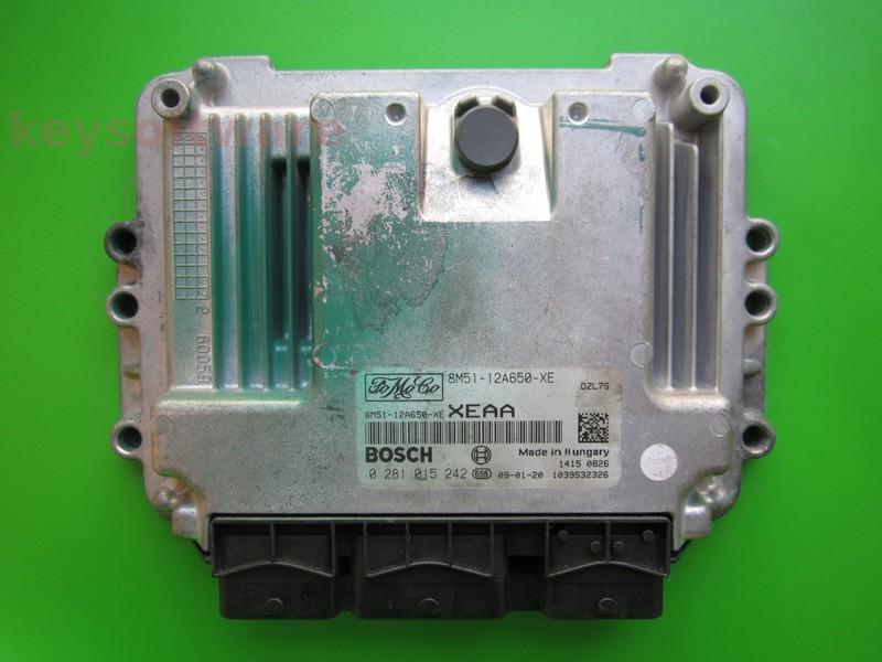 ECU Ford Focus 1.6TDCI 8M51-12A650-XE 0281015242 EDC16C34 {