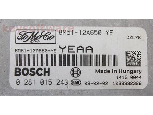 ECU Ford Mondeo 1.8TDCI 8M51-12A650-YE 0281015243 EDC16C34 {+