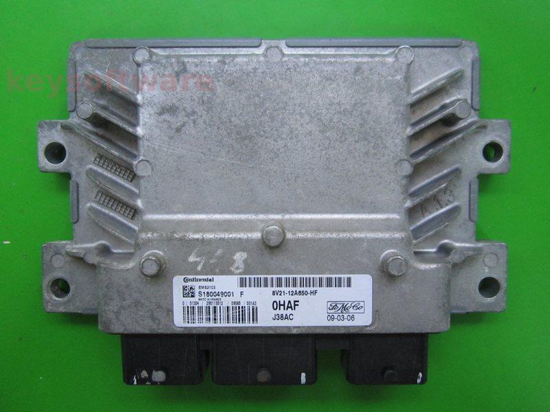 ECU Ford Fiesta 1.6 8V21-12A650-HF 0HAF EMS2103